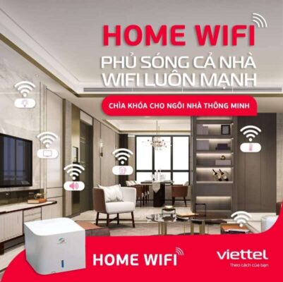 Thiết bị Home Wifi được trang bị miễn phí khi đăng ký các gói Supernet