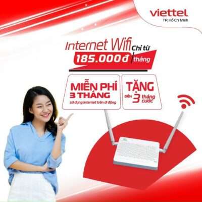 Lắp mạng Viettel- Đường truyền internet cáp quang siêu tốc- Miễn phí modem wifi 5Ghz