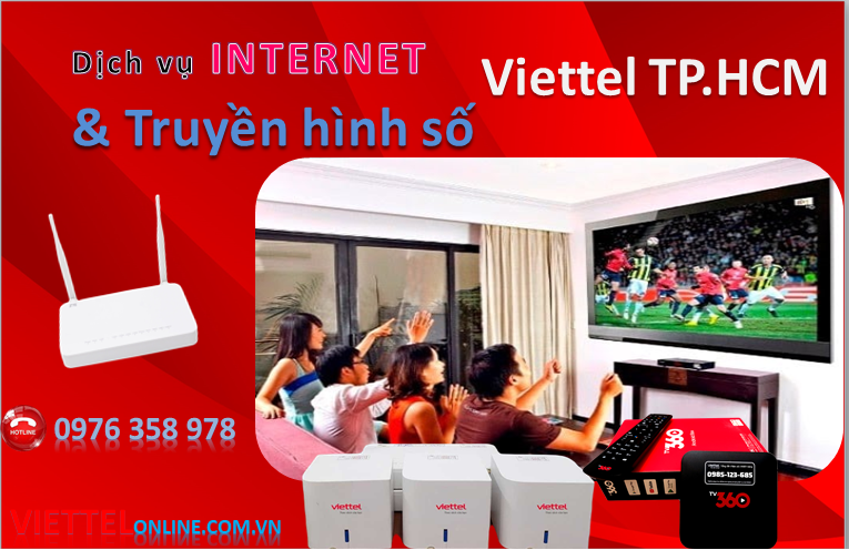 Lắp internet và truyền hình Viettel TP HCM