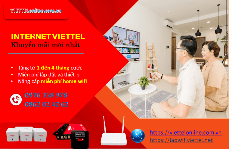 Khuyến Mãi Lắp Mạng Viettel Mới Nhất