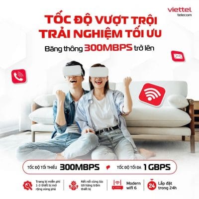 Lắp Wifi Viettel Thiết Bị Wifi 6 Tốc độ Cao Từ 300mbps đến 1gbps